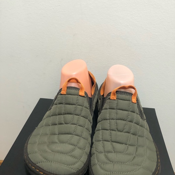 Merrell Moc II Men’s Olive and Orange Quilted Slip-On Shoes Size 9 - Picture 2 of 12